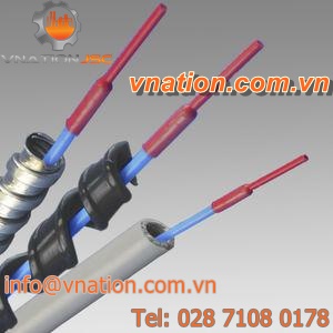 flexible sleeve / protective / for temperature sensors / silicone