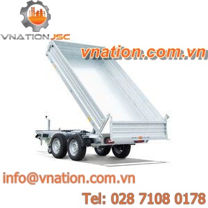 tipper dump trailer / tandem / utility / construction