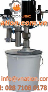 feeding unit with piston pump / for  adhesive dispenser