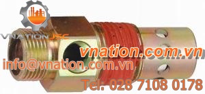 ball check valve / threaded / pneumatic
