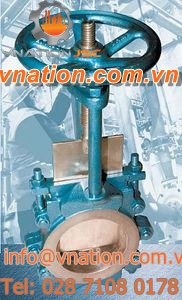 knife gate valve / manual / for slurry