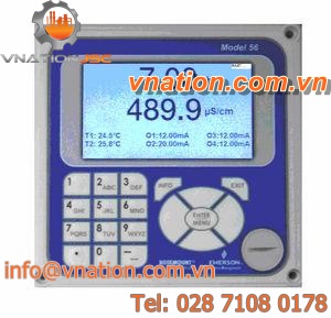 liquid analyzer / pH / conductivity / ORP