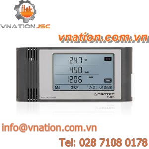 temperature data logger / relative humidity / for professional use
