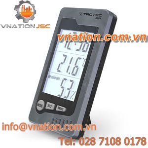 digital thermo-hygrometer / benchtop / relative humidity / temperature