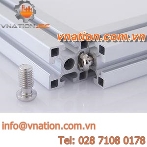 hex socket screw / button head / joining / for aluminum profile