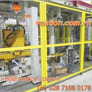aluminum profile / for machine guards / for protective barriers
