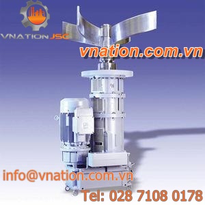 bottom-entry agitator / industrial / shaft drive / vertical