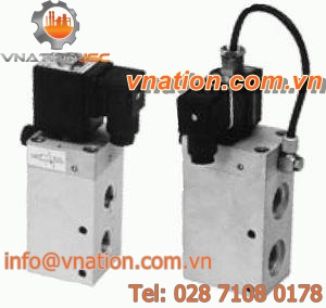 pilot-operated solenoid valve / 3/2-way / pneumatic