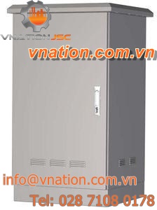 security cabinet / free-standing / single-door / steel