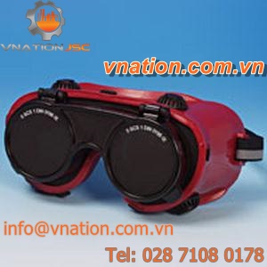 welding protective goggles / plastic