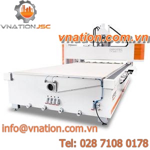 3-axis CNC milling machine / vertical / for wood / bridge