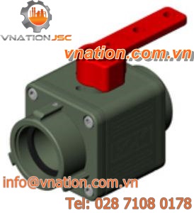 ball valve / manual / discharge