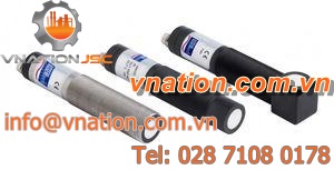 cylindrical distance sensor / ultrasonic / small / waterproof