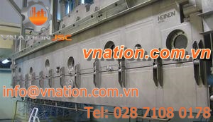 fluidized bed dryer / for bulk materials / continuous