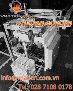 high level infeed palletizer / for loads / high-capacity / end-of-line