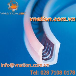 spring-loaded seal / piston / rod / PTFE