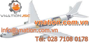 protective panel / honeycomb / composite / for the aeronautical industry