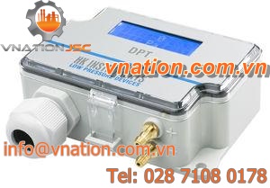 differential pressure transmitter / piezoresistive / RS485 / Modbus