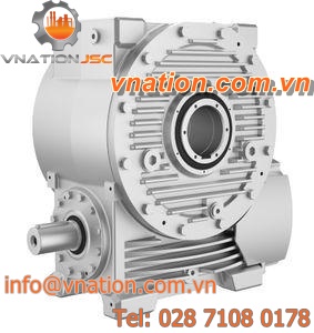 worm gear reducer / compact / hollow-shaft / solid-shaft