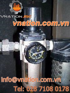 fluid pressure regulator / piston / single-stage