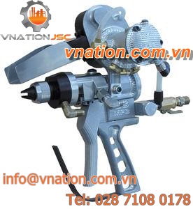 coating gun / for adhesives / manual / internal mixing