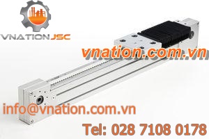 skate wheel linear guide / aluminum / with belt transmission