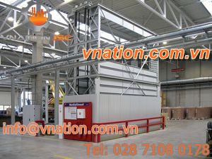 storage cabinet / containerized / sheet steel / automatic