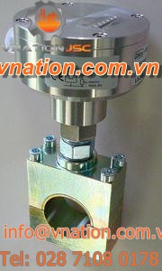 thermal flow sensor / for leak detection / for hydraulic fluid / insertion
