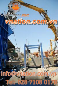 overband magnetic separator / particle / for recycling