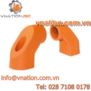 plastic end cap / with through bore