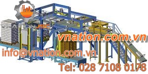 layer palletizer / bag / high-capacity / fully-automatic