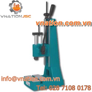 manual press / punching / with round ram / with lever control