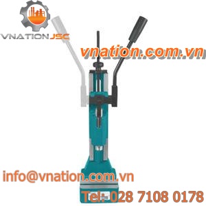 rack-and-pinion press / punching / square ram / with round ram