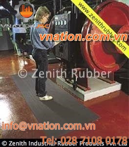electrically isolating mat / rubber / ribbed