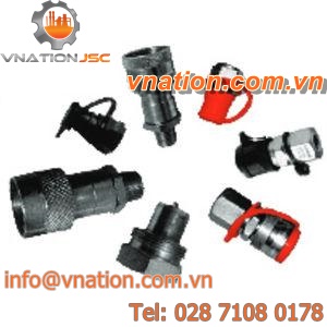 female quick coupling / male / hydraulic