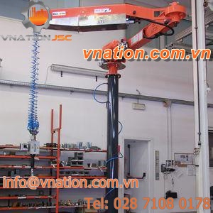 pneumatic manipulator arm / with gripping tool / with suction cup / with clamping system