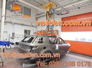 pneumatic manipulator / with suction cup / handling / positioning