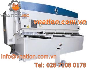 circular shear / automatic / with digital control / for metal sheets