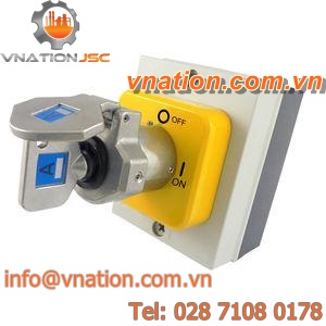 key lock switch / selector / stainless steel / electromechanical