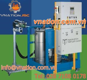 resin transfer molding (RTM) mixer-dispenser / with gear pump