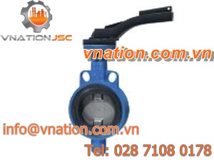 butterfly valve / lever / distribution / for wastewater
