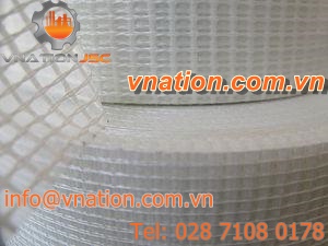 double-sided adhesive tape / for woven fabric / glass