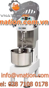 screw mixer / batch / for the food industry / single-shaft