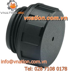 round plug / threaded / technopolymer / oil