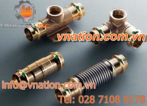 crimp fitting / straight / elbow / T