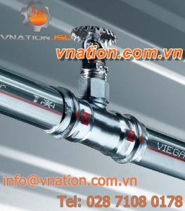crimp fitting / elbow / T / galvanized steel