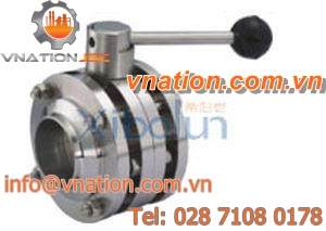 butterfly valve / manual / foodstuffs