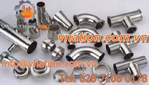 weld fitting / straight / sanitary