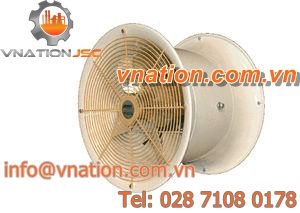 axial fan / aluminum / steel / industrial
