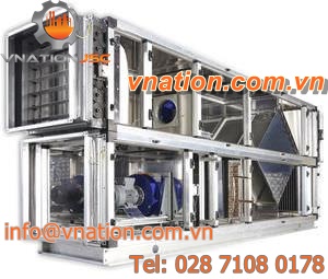 heat-recovery air handling unit / horizontal / for large air volumes